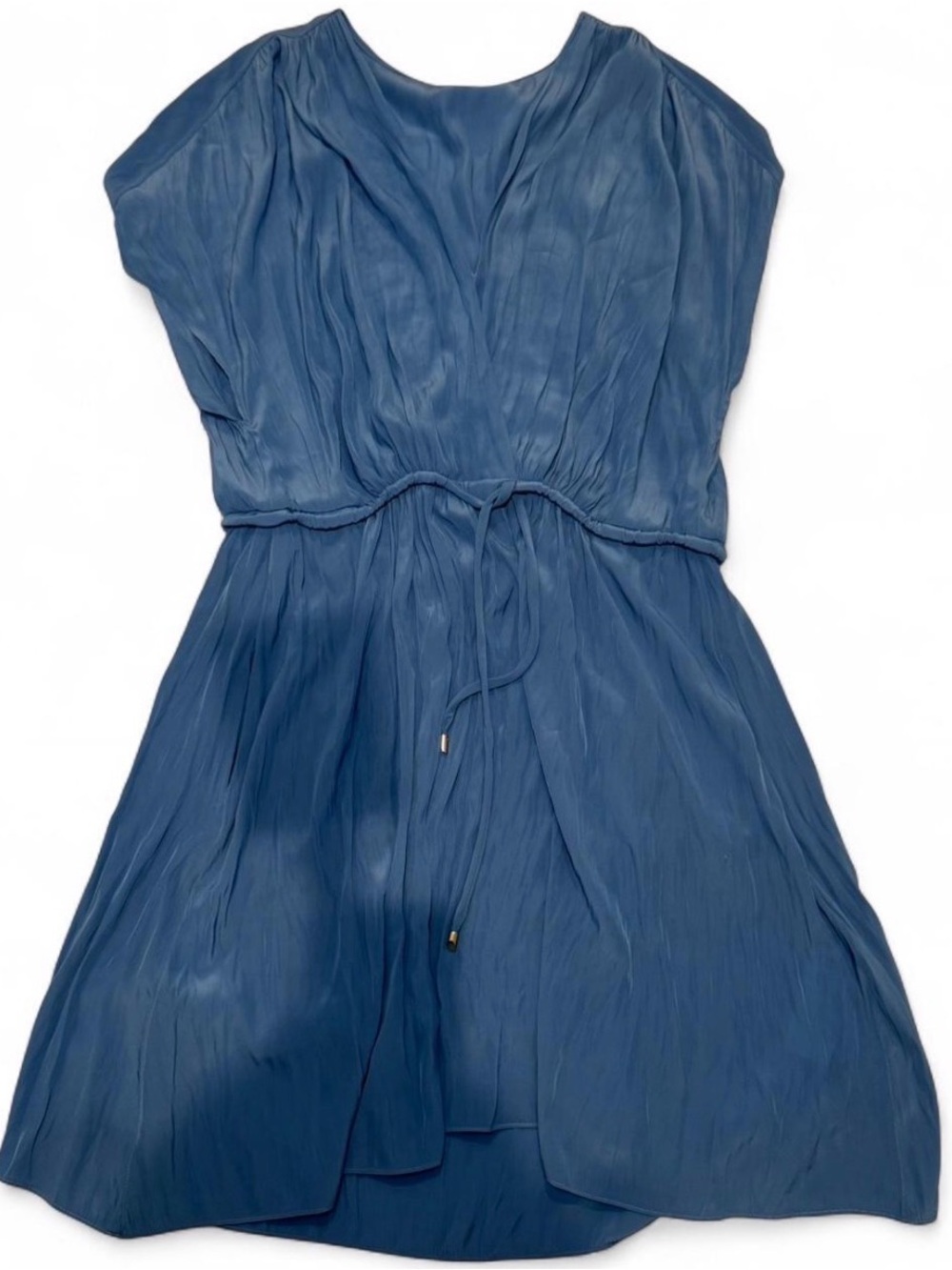 Maje Blue Flowy Mini Dress Size 2
